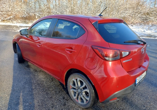 Mazda 2 cena 36900 przebieg: 167000, rok produkcji 2015 z Suchań małe 211